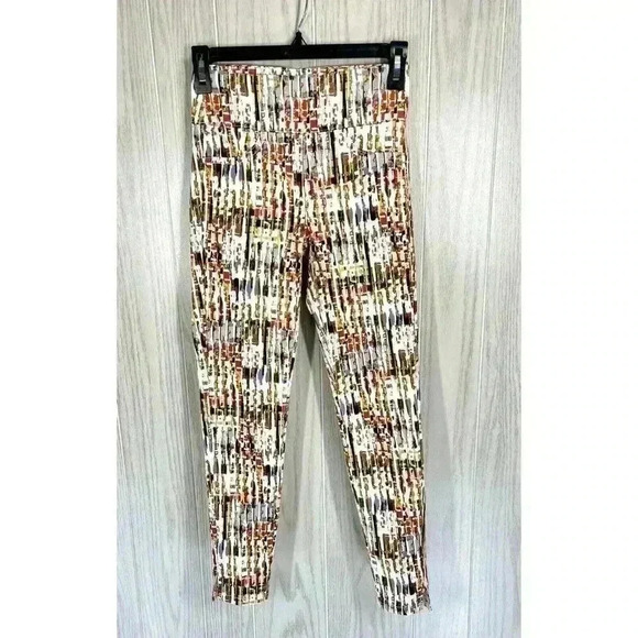 Lior Paris Pants Womens Size 2 Joy Ditzy Print Crop Pull On Legging Stretch NEW - Picture 3 of 8